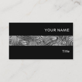 溶融プリント名刺ストライプ黒 名刺