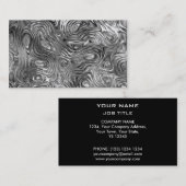 溶融プリント名刺ブラック 名刺 (正面/裏面)