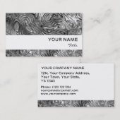 溶融プリント名刺ホワイトストライプ 名刺 (正面/裏面)