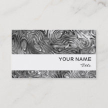 溶融プリント名刺ホワイトストライプ