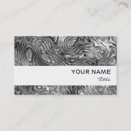 溶融プリント名刺ホワイトストライプ 名刺