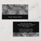 溶融プリント名刺（黒） 名刺 (正面/裏面)