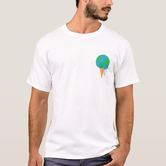 溶融土気候Tシャツ Tシャツ (正面)