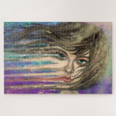 溶融女性ファンタジーパズル絵画- ジグソーパズル (横)
