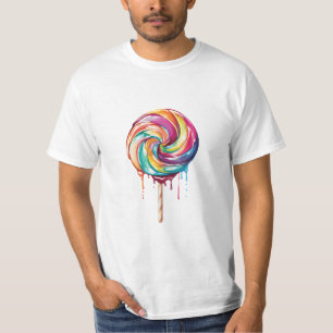 溶融撚り棒つきキャンデー Tシャツ