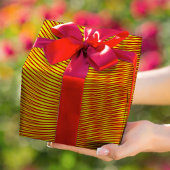 溶融金ゴールドエフェクトモイストライプレのトリップ（幻覚体験）のような抽象芸術 ラッピングペーパー