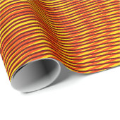 溶融金ゴールドエフェクトモイストライプレのトリップ(幻覚体験)のような抽象芸術 ラッピングペーパー (ロールコーナー)