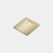 溶融金ゴールドグリッター ポストイット (アングル)