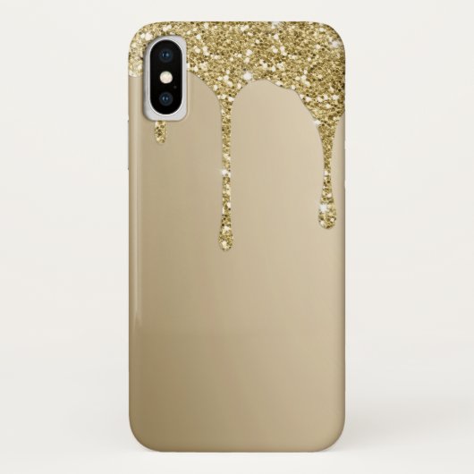 溶融金ゴールドグリッター Case-Mate iPhoneケース (裏面)