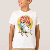 溶融雪だるまは非常に熱いカッコいい Tシャツ (正面)