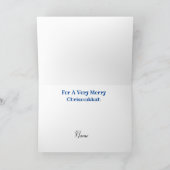 溶融雪だるまクリスマッカード カード (内部)