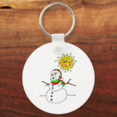 溶融雪だるま キーホルダー (正面)