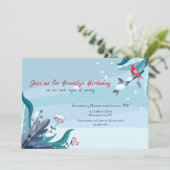 溶融雪誕生日招待状 招待状 (スタンド正面)