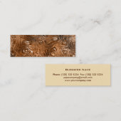 溶融「銅」プリント名刺スキニークリーム スキニー名刺 (正面/裏面)