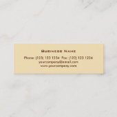 溶融「銅」プリント名刺スキニークリーム スキニー名刺 (裏面)