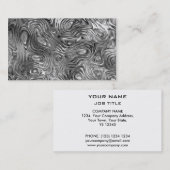 溶解したプリントの名刺の白 名刺 (正面/裏面)