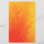 溶解した炎のフルカラーのデザインの文房具 便箋 (正面)