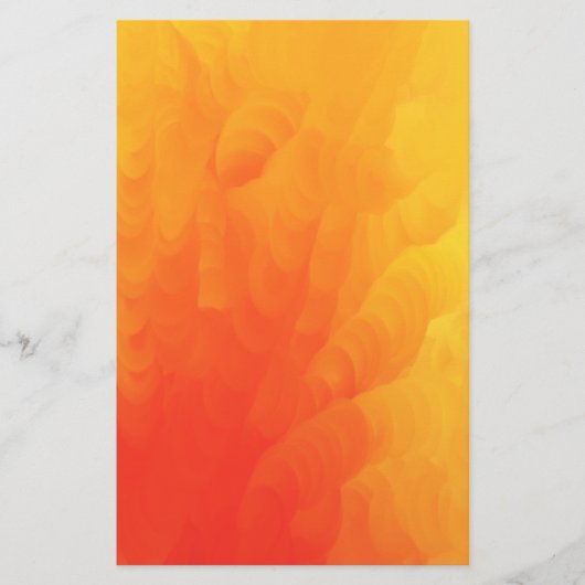 溶解した炎のフルカラーのデザインの文房具 便箋 (正面)