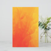 溶解した炎のフルカラーのデザインの文房具 便箋 (スタンド正面)