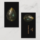 溶解した金属の卵 名刺 (正面/裏面)