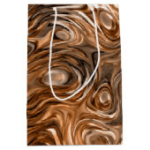 溶解した"銅の"プリントのギフトバッグ媒体 ミディアムペーパーバッグ (正面)