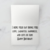 溶解ビーズ恋人誕生日 カード (内部)