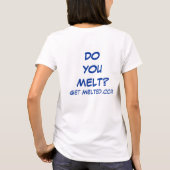 溶解青いR Tシャツ (裏面)