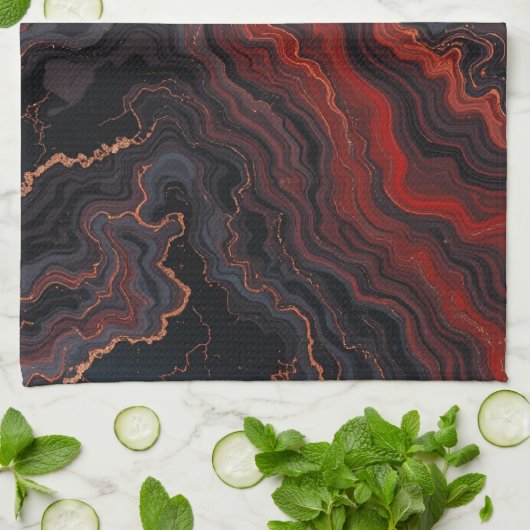 溶鉱脈 キッチンタオル (折り畳み)