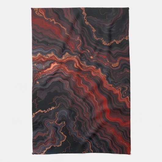 溶鉱脈 キッチンタオル (縦)