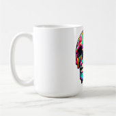 溶鮮やか融スカル コーヒーマグカップ (左)