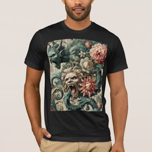 滅びのポーズ - ゴシック ヴィクトリアン Tシャツ (正面)