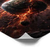 滅びゆく惑星を吞むモンスタープラネット ポスター (角)
