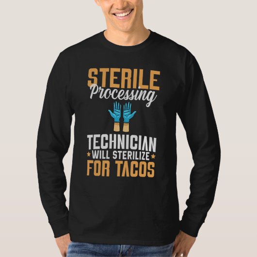 滅菌処理技術者楽器テックCer Tシャツ (正面)