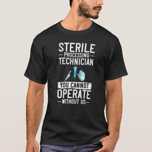 滅菌処理技術者認定マネージャー Tシャツ (正面)