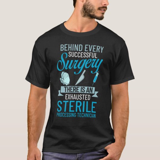 滅菌処理技術者認証管理 Tシャツ (正面)