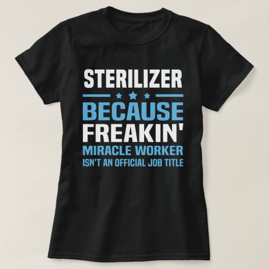 滅菌器 Tシャツ (デザイン正面)