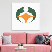 滋賀県甲賀国旗 キャンバスプリント (インサイチュ (リビング))