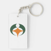 滋賀県甲賀国旗 キーホルダー (裏面)