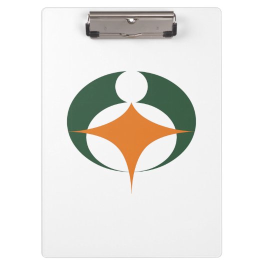 滋賀県甲賀国旗 クリップボード (正面)