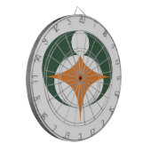 滋賀県甲賀国旗 ダーツボード (正面左)