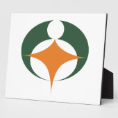 滋賀県甲賀国旗 フォトプラーク (側面)