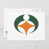 滋賀県甲賀国旗 ポストカード (正面/裏面)