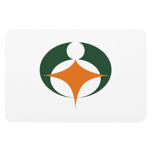 滋賀県甲賀国旗 マグネット (横)