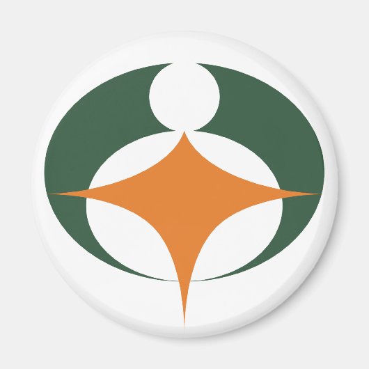 滋賀県甲賀国旗 マグネット (正面)