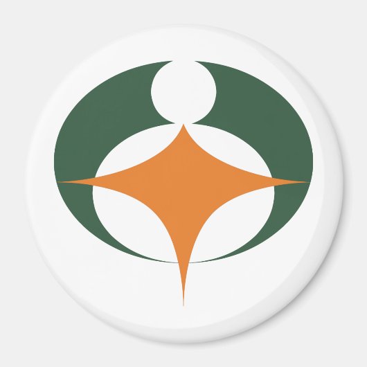 滋賀県甲賀国旗 マグネット (正面)