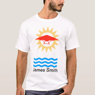 滑つる断・日海 Tシャツ