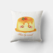 滑らかでクリーミーなキャラメルスペインのフラン クッション (裏面)