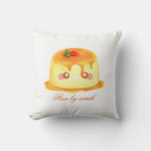 滑らかでクリーミーなキャラメルスペインのフラン クッション (正面)