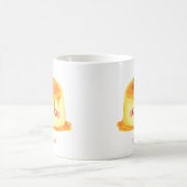 滑らかでクリーミーなキャラメルスペインのフラン コーヒーマグカップ (中央)