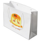 滑らかでクリーミーなキャラメルスペインのフラン ラージペーパーバッグ (裏面アングル)